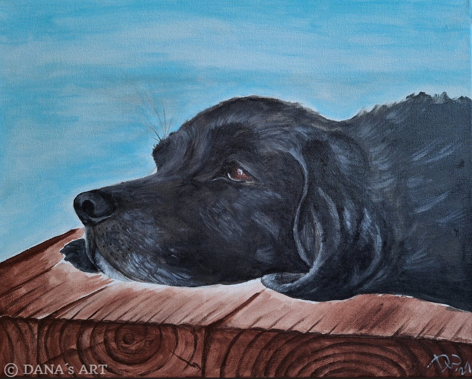 Ossi - Acrylfarben auf Leinwand