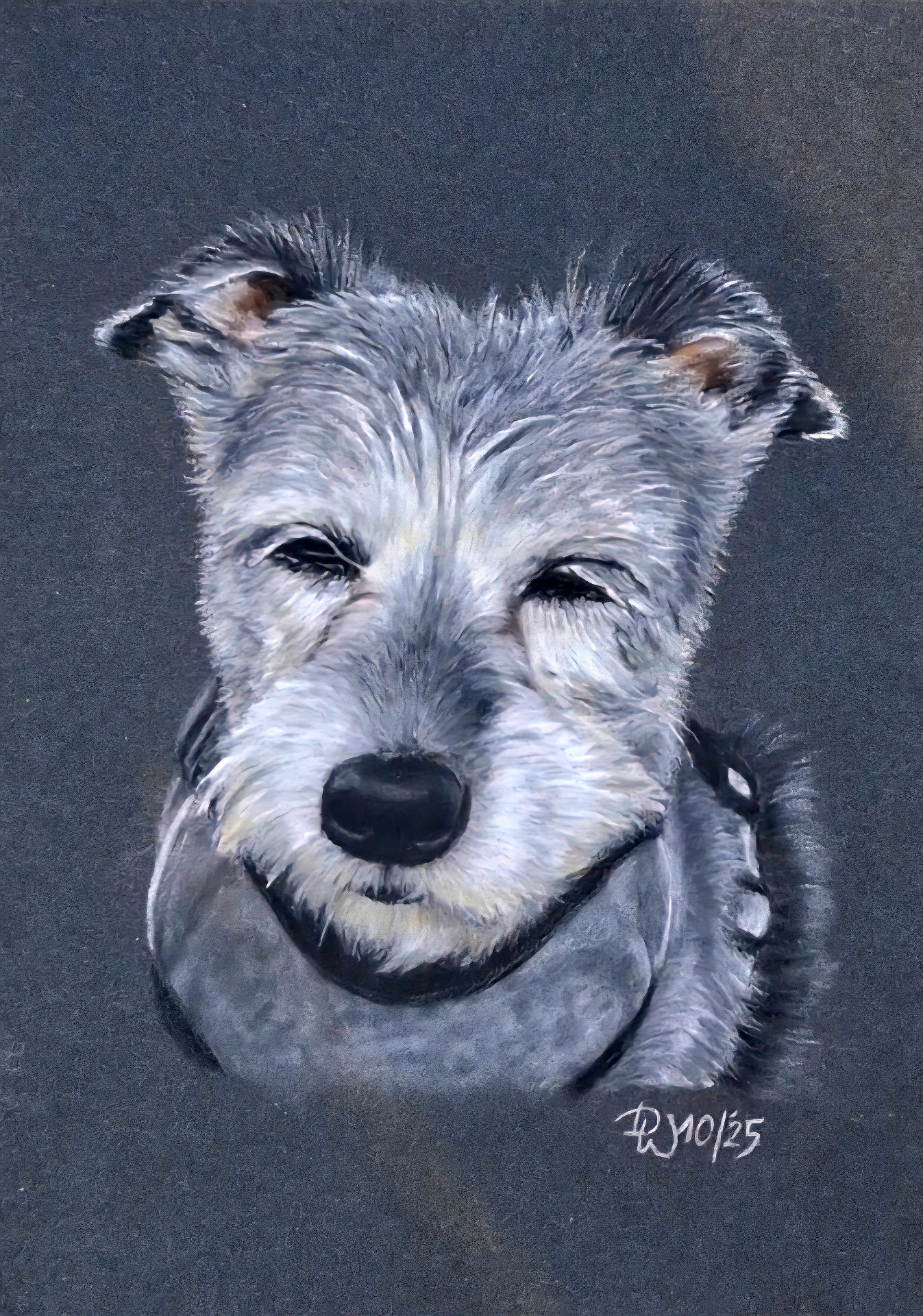 Luna - Pastell auf Pastelmat